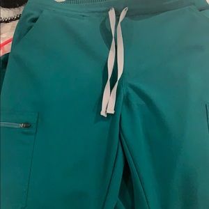 Figs Hunter Green Yola Pants